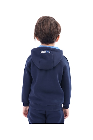 Toontoy Unisex Çocuk Nakışlı Hırka Lacivert