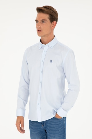 U.s. Polo Assn. Erkek Açık Mavi Gömlek Basic 50282614-vr003 Açık Mavi