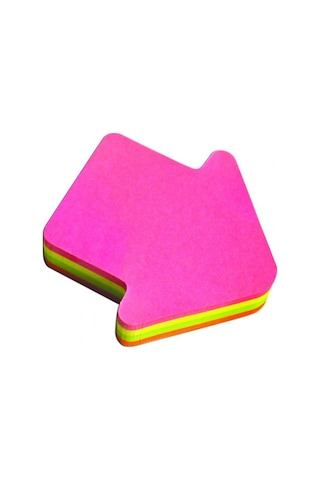 Notix Ok Şekilli Yapışkanlı Not Kağıdı 4 Renk 200 Yaprak 75X75