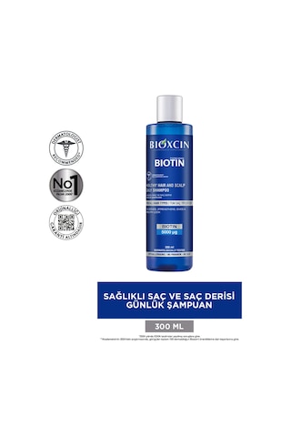 Bioxcin Biotin Saç Bakım Seti – Dökülme Karşıtı Şampuan 300 ml + Biotin Tablet 60’lı – Saç Sağlığı İçin