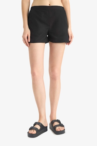 Defacto Regular Fit Deniz Şortu-fall İn Love T5639az25smbk27 Siyah