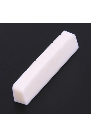 Les Paul Lp 6 Dize Halk Gitar İçin 1 Adet 43mm Bej Buffalo Kemik Somun