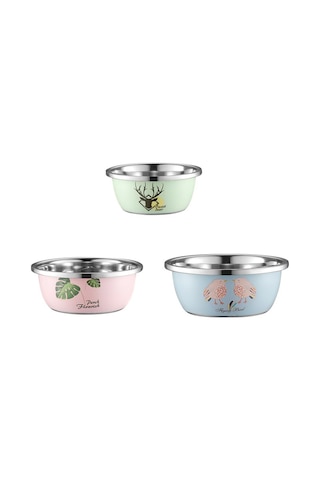 Sones 3 Adet / Set Sigang Paslanmaz Çelik Karikatür Kalınlaştırılmış Baharat Tankı Pişirme Yıkama Havzası