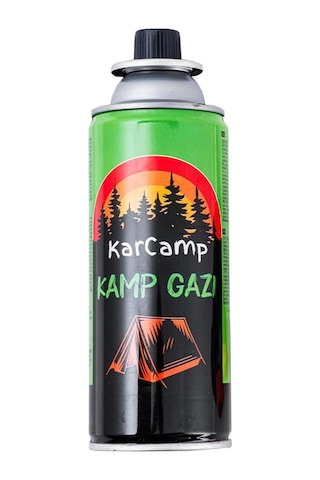 Kamp Ocak Gazı - Valfli Kartuş - 227gr - Karkamp Açık Kahverengi