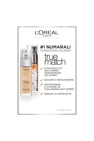 L'Oreal Paris True Match Bakım Yapan Fondöten 1.5N Linen