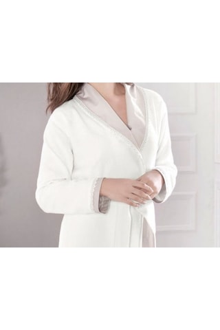 Issimo Home Barbara Fantazi Bayan Bornoz Ekru