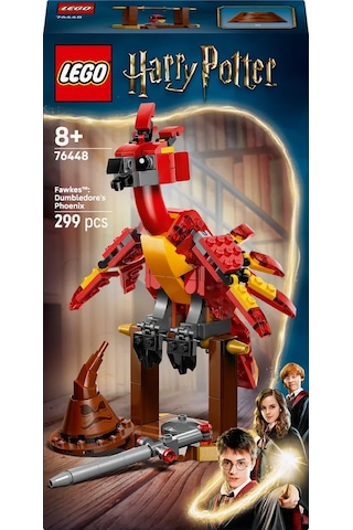 LEGO® Harry Potter™ Fawkes™: Dumbledore’un Anka Kuşu 76448 - 8 Yaş ve Üzeri Çocuklar için Mitolojik Hayvan Figürü Yapım Seti (299 Parça)