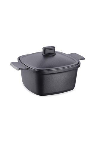 Korkmaz Casterra Kare Döküm Tencere 24x24x11,5 Sku: Smg8690010579485 Açık