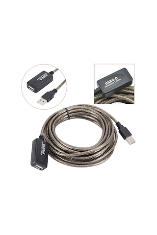 Triline 10 Metre Usb2 0 Sinyal Güçlendirici Profesyonel Çipli Usb