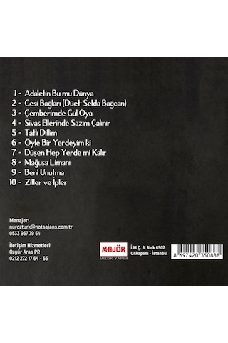 Cenk Eren Repertuvar Selda Bağcan Şarkıları CD