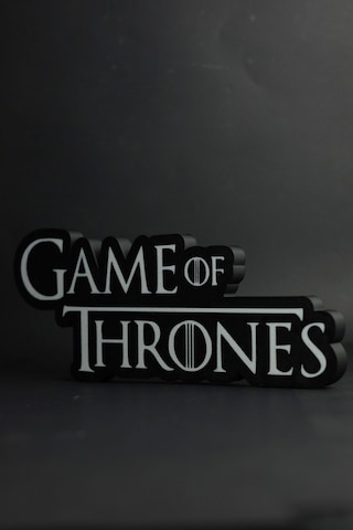 Game Of Thrones - 3 Boyutlu Tabela - 25cm X 10.5cm X 1.5cm