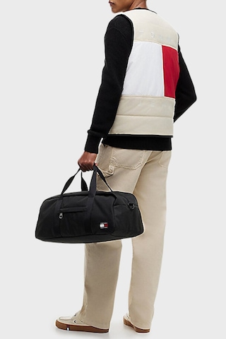 Tommy Hilfiger Tommy Jeans Logolu Çıkarılabilir Askılı Valiz Erkek Valiz Am0am14470 Bds Siyah