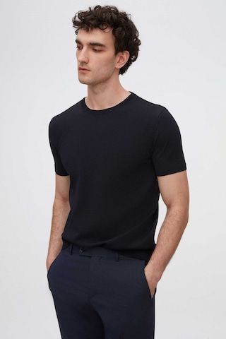 D's Damat Slim Fit Lacivert Rayon Triko T-shirt 2ef069421003m Lacivert