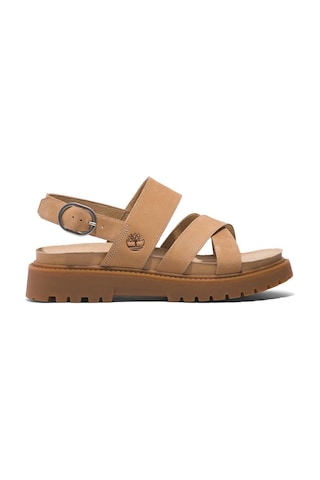 Timberland Clairemont Way Backstrap Sandalet Kadın Ayakkabısı Tb0a61t4en31 Bej