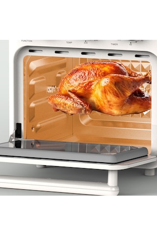 Kiwi KAF-5556 16 L Zamanlayıcılı 360 Derece Dönüş Sistemli Yağsız Fritöz