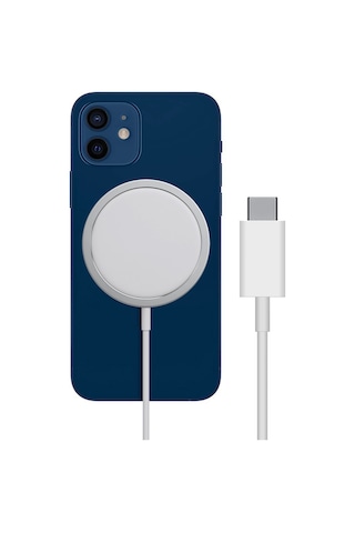NovStrap Magsafe Şarj Aleti Aygıtı Type C Kablolu Magsafe Charger Apple Uyumlu iPhone 14 13 12 11 Pro Max