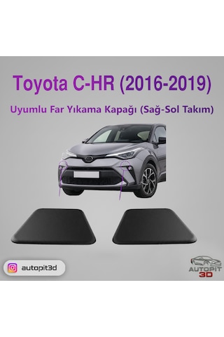 Toyota C-hr 2016-2019 Uyumlu Far Yıkama Kapağı Sağ-sol Takım