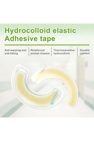 20 Adet Elastik Ostomi Bariyer Şeritleri Hidrokolloid Su Geçirmez Sızıntı Cilt Yapışkanlı Ostomi Bariyer Bandı Kolostomi Çantası