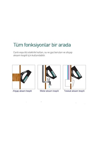 Proskit Nt-6352 Duvar Tarayıcı Metal Dedektörü
