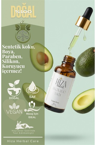 Hiza Herbal Care Doğal Avokado Yağı 30 ML