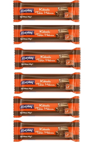 Aytaç Kakaolu Tahin Helvası 40 Gram X 6 Adet