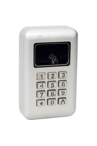 Novacom Nc-ms03wp Rfıd - Şifrematik Kart Okuyucu Otomatik Kapı Kilit Sistemi Pin - Proximity