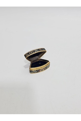 Antika Cloisonne Minyatür Kutu 4,1x2,4cm 116