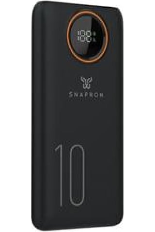 Snapron Snp-3012 10.000 Mah Lcd Ekran Dahili Kablolu 22.5w Hızlı Şarj Powerbank Siyah