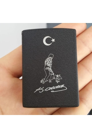 Atatürk Temalı Pürmüz Alevli Gazlı Çakmak