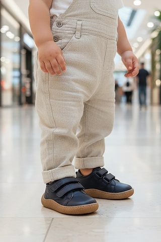 Kiko Kids Luqa %100 Deri Günlük Erkek Bebek Spor Ayakkabı Beyaz