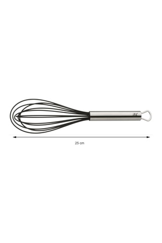 Wmf Profi Silikon Telli Çırpıcı, 25 Cm, Cromargan Yüksek Kaliteli Mat Paslanmaz Çelik, 200 C'ye Kadar Isıya Dayanıklı, Bulaşık Makinesinde Yıkanabilir Sku: Smg8690010528308