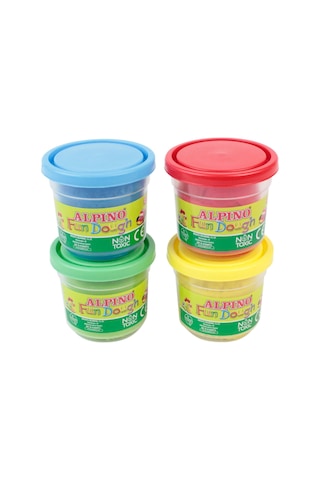 Alpino Oyun Hamuru 4 Renk X 100 Gr Dp000401 Çok Renkli