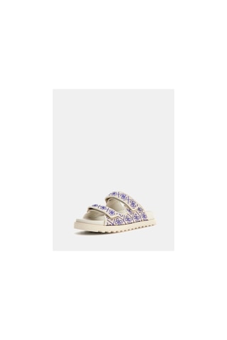 Guess Kadın Fadeliza Krem 4g Taşlı Cırt Cırtlı Terl Krem