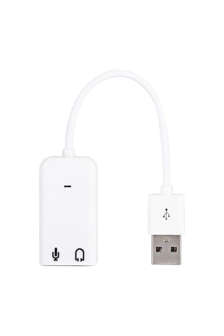Harici Kablolu 7.1 Usb Ses Kartı 3.5Mm Mikrofon Çevirici Dönüştü