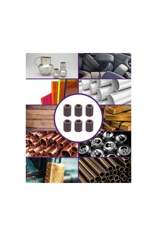 Bant Zımpara, 6,4 Mm, Ahşap Ve Plastik İçin 60 Kumlu, 6'lı