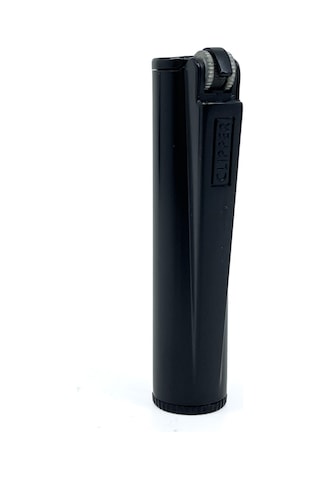 Clipper Metal Benzinli Çakmak - Siyah Özel Metal Kutulu Siyah