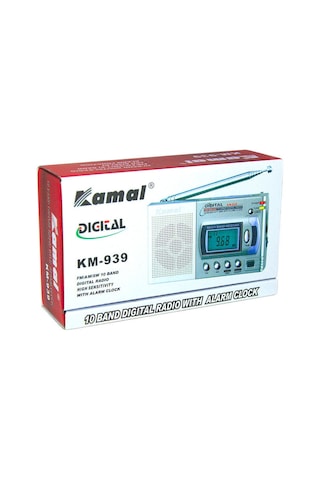 Radyo Pilli /Alarmlı/Fm/10Bant Dünya Radyosu Km-939