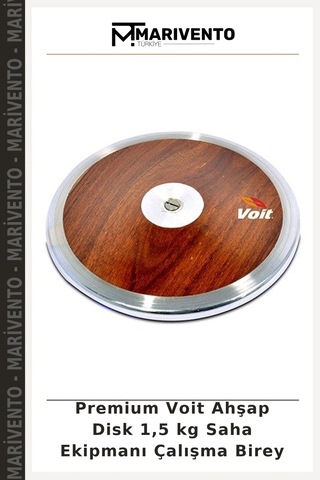 Premium Voit Ahşap Disk 1,5 Kg Saha Ekipmanı Çalışma Birey