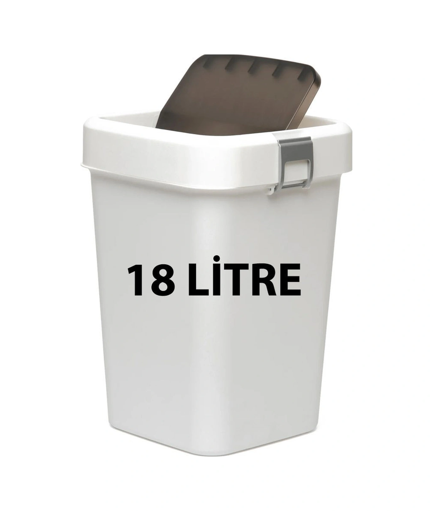 Technow Motek Cob-411b 18 Litre Çöp Kutusu Kovası + Temizlik Seti Beyaz