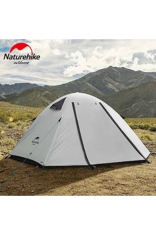 Naturehike P-serisi 4 Kişilik Kamp Çadırı Mavi Çok Renkli