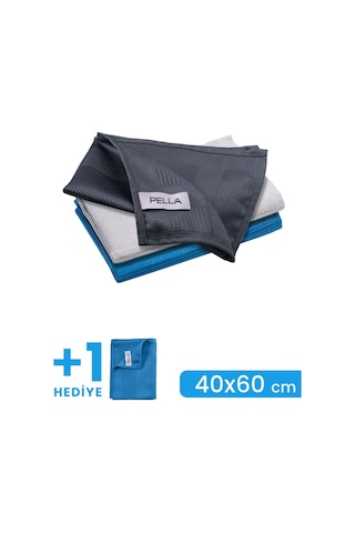 Pella Active Mikrofiber Temizlik Bezi 4'lü 40 x 60 CM