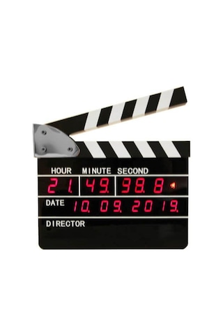 Saat Klaket Digital Elektronik Masa Ve Duvar Saati Hediyelik Çok Renkli 86277471