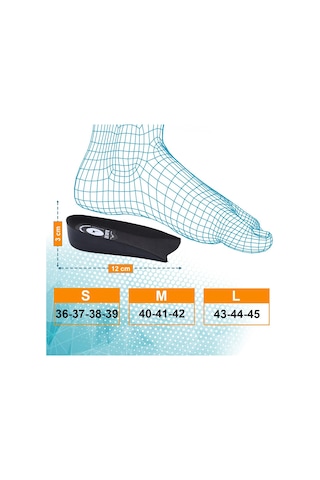 Black Deer Extender 3 CM Siyah Boy Uzatıcı Tabanlık - Siyah