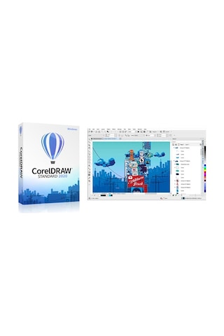 Coreldraw Standard 2020 - 1 Pc Lifetime/ömür Boyu Kalıcı Lisans