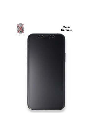 Apple iPhone Uyumlu 8 Plus Mat Seramik Nano Ekran Koruyucu - Beyaz 08479881