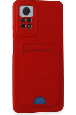 Xiaomi Redmi Note 12 Pro 4g Kılıf Kelvin Kartvizitli Silikon - Kırmızı Çok Renkli