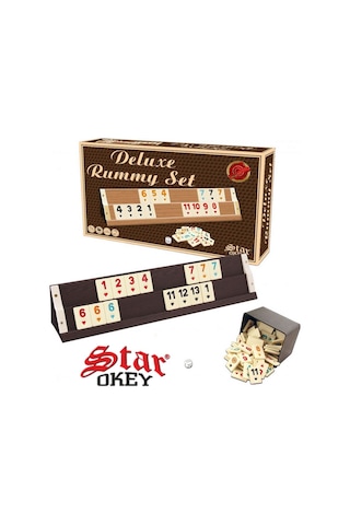 Star Deluxe Ahşap Okey Takımı Okey Takımı