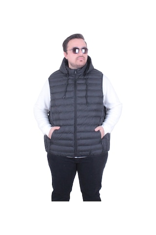 Moc Grande Mocgrande Erkek Büyük Beden Yelek Mg 2510 Sıyah Sıyah