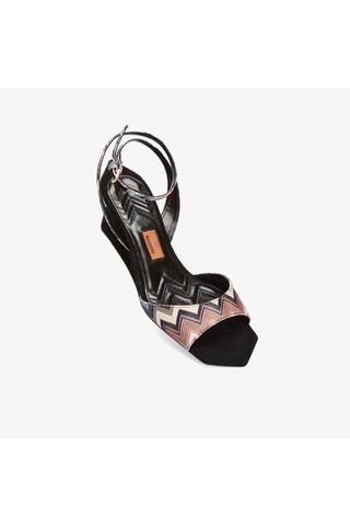 Mıssonı Missoni Kadın Siyah Sandalet