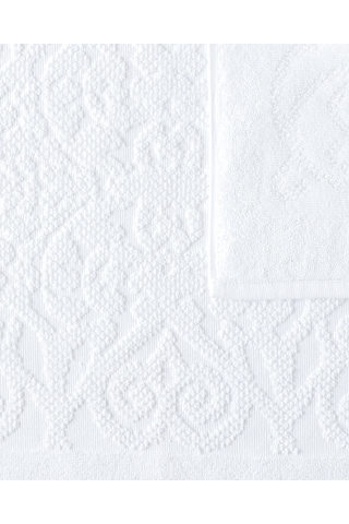 Madame Coco Berthe Ayak Havlusu - Beyaz - 50x70 Cm Hvlu000000007350 X 70 Cm-beyaz Çok Renkli